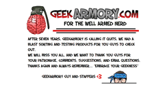 Desktop Screenshot of geekarmory.com