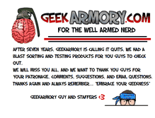 Tablet Screenshot of geekarmory.com